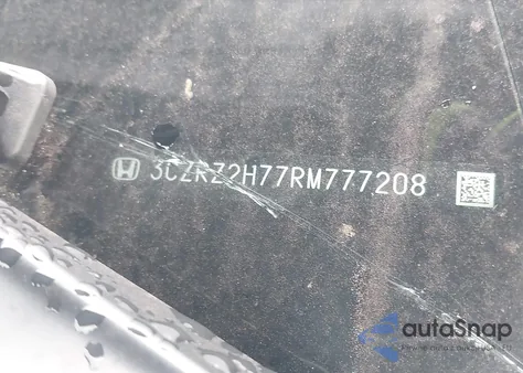 2024 Honda Hr-V Awd Ex-L/Awd Ex-L W/O Bsi из США, поврежденный, VIN 3CZRZ2H77RM777208